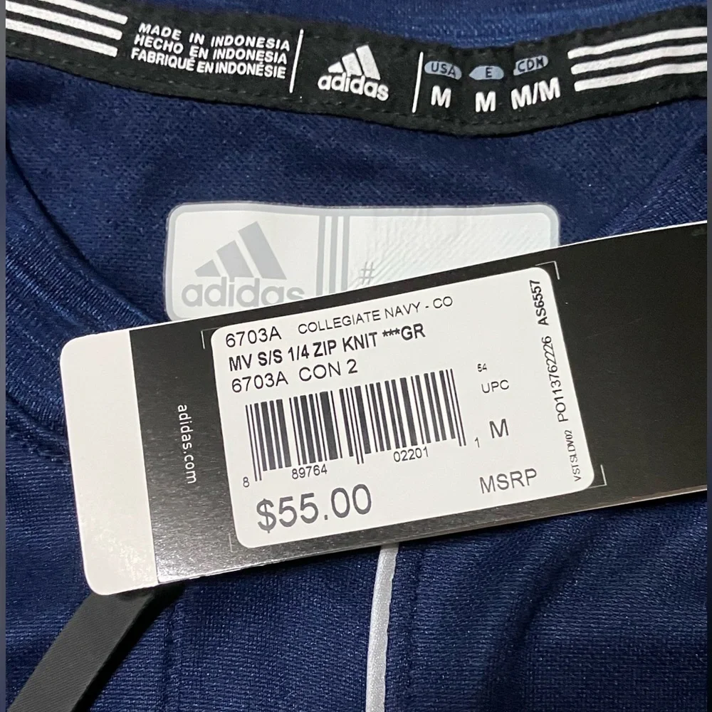 Adidas Men's Navy Polo Shirt
